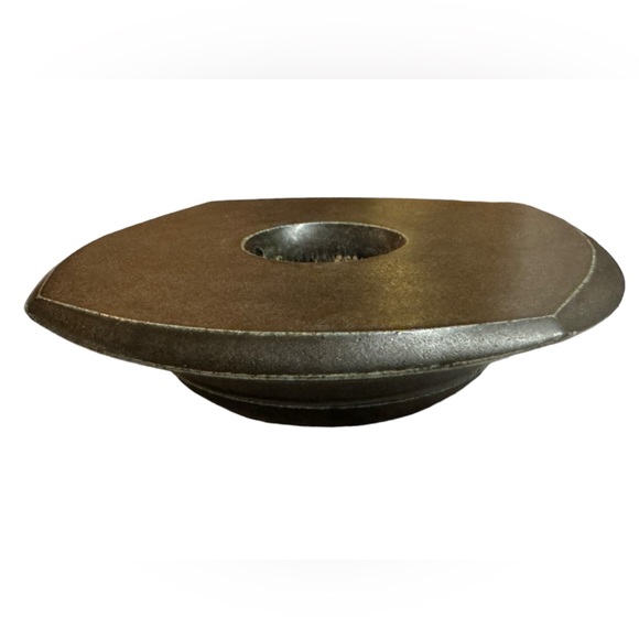 Vintage Japanese Modern Ikebana Stoneware Gray Signed Small Quality Vase EUC - Picture 4 of 12